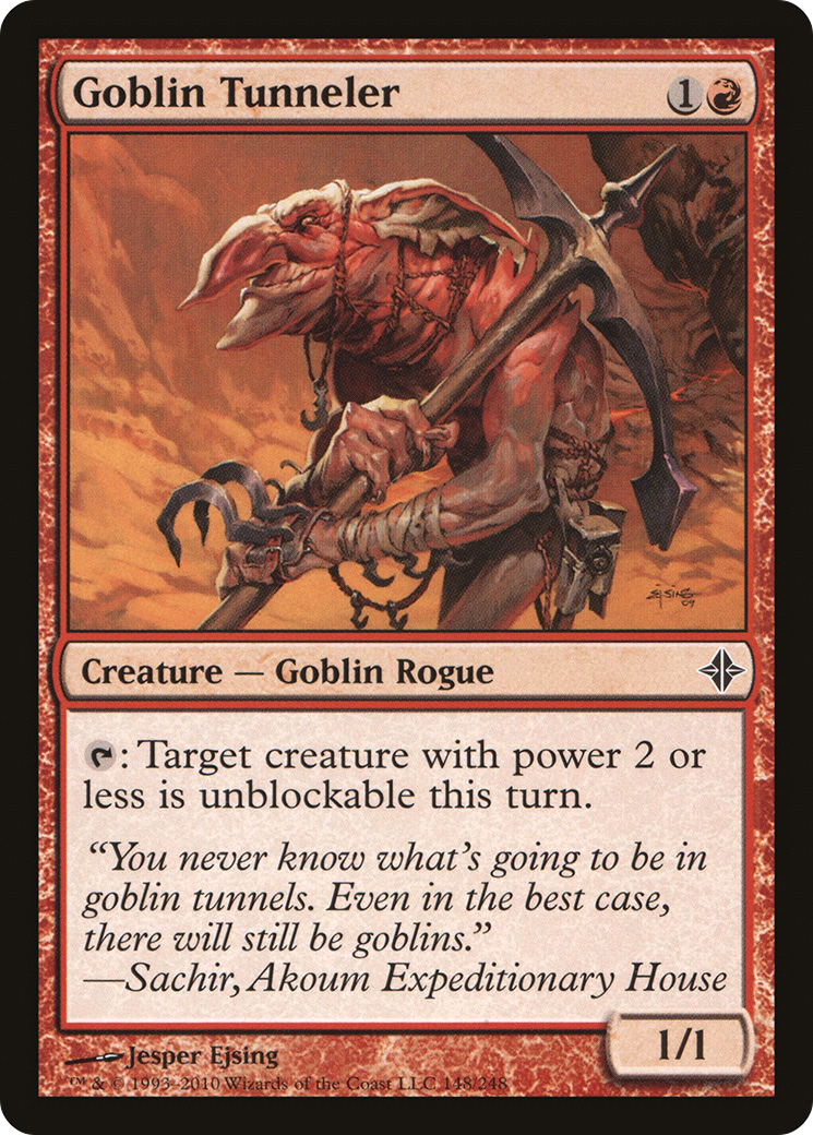 Goblin Tunneler [Rise of the Eldrazi] Foil