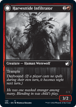 Harvesttide Infiltrator // Harvesttide Assailant [Innistrad: Double Feature] Foil