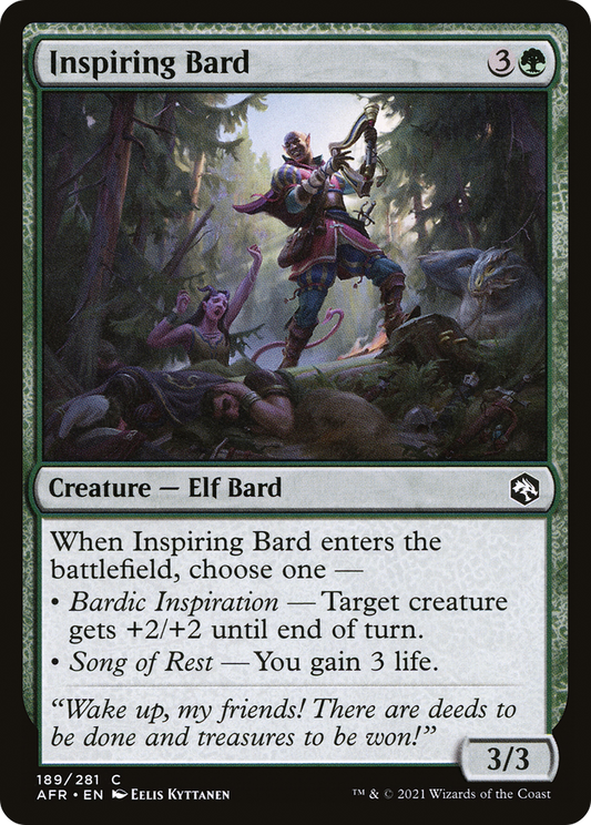 Inspiring Bard [Dungeons & Dragons: Adventures in the Forgotten Realms]