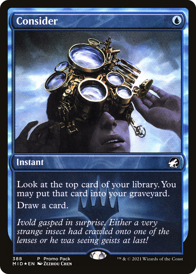 Consider (Promo Pack) [Innistrad: Midnight Hunt Promos] Foil