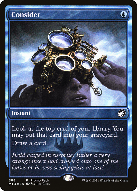 Consider (Promo Pack) [Innistrad: Midnight Hunt Promos] Foil