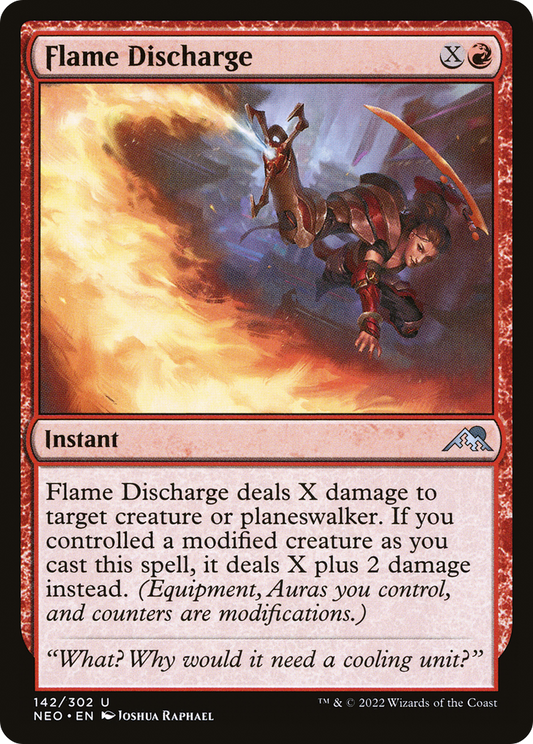Flame Discharge [Kamigawa: Neon Dynasty] Foil