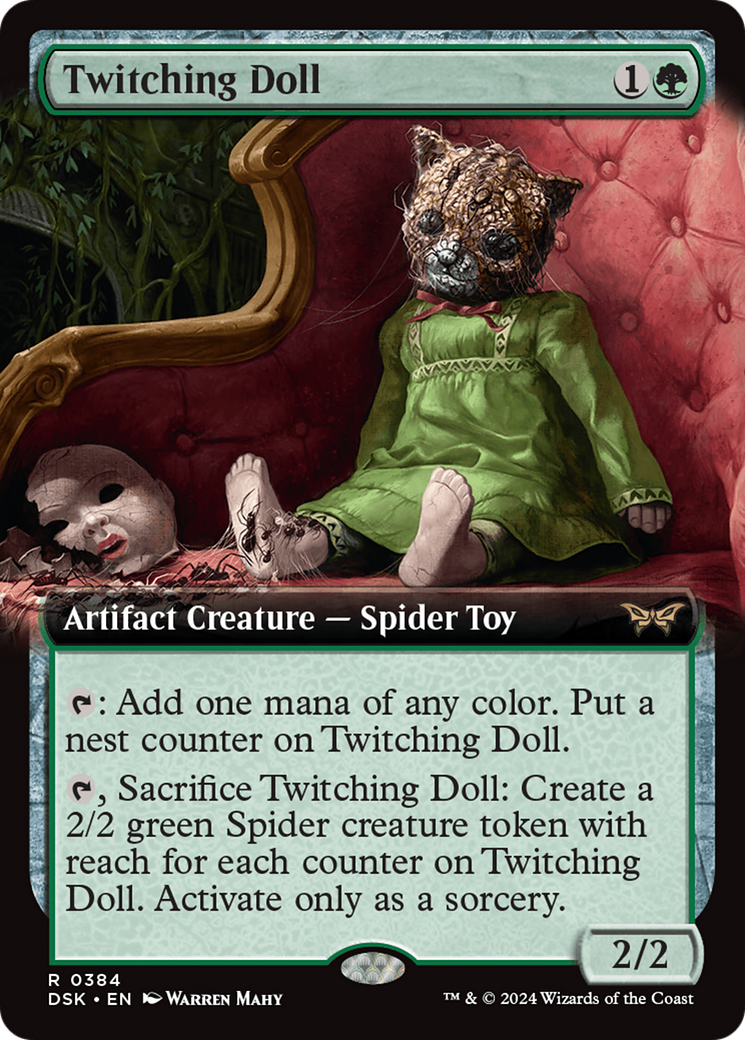 Twitching Doll (Extended Art) [Duskmourn: House of Horror] | Silver Goblin