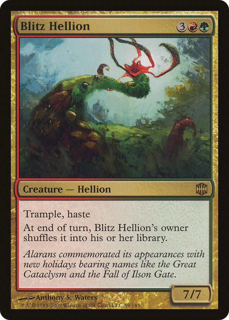 Blitz Hellion [Alara Reborn] Foil