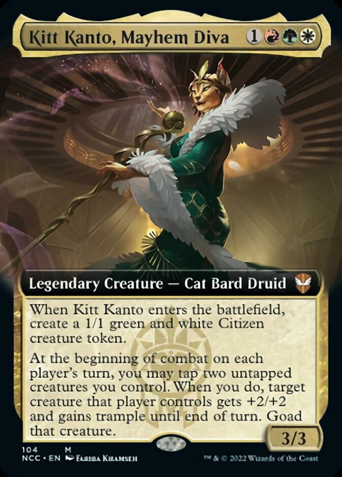 Kitt Kanto, Mayhem Diva (Extended Art) [Streets of New Capenna Commander] | Silver Goblin