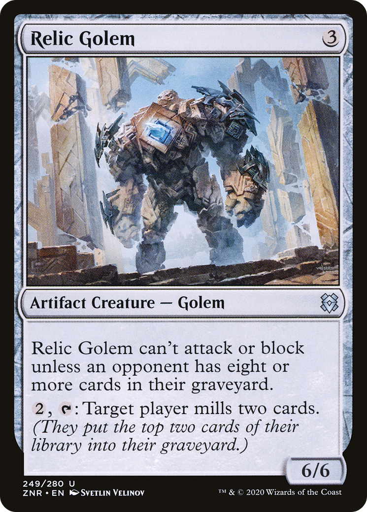 Relic Golem (249) Foil - Zendikar Rising