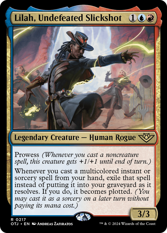 Lilah, Undefeated Slickshot (Promo Pack) [Outlaws of Thunder Junction Promos] Foil