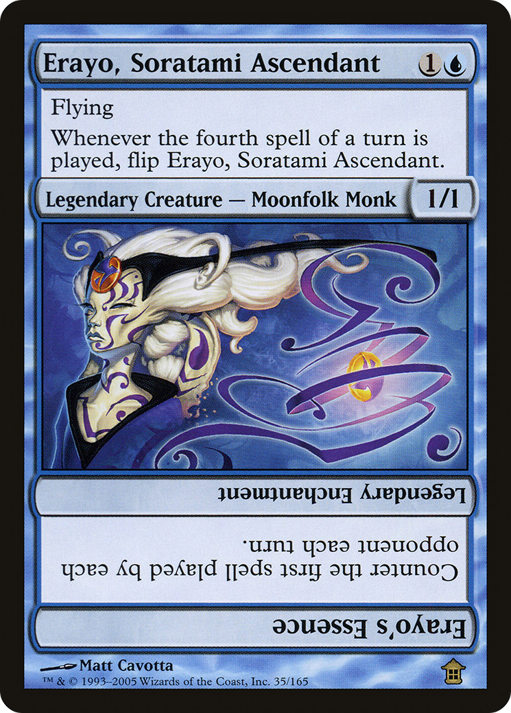 Erayo, Soratami Ascendant // Erayo's Essence [Saviors of Kamigawa] Foil