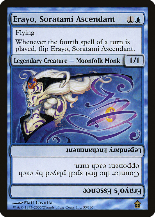 Erayo, Soratami Ascendant // Erayo's Essence [Saviors of Kamigawa] Foil