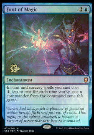 Font of Magic [Commander Legends: Battle for Baldur's Gate Prerelease Promos] | Silver Goblin