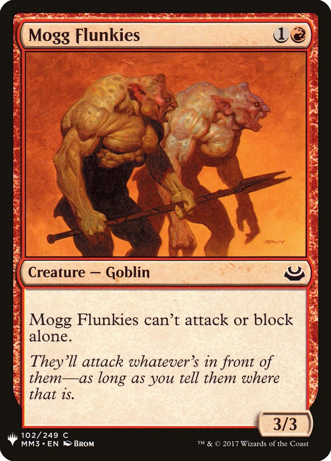 Mogg Flunkies [Mystery Booster] | Silver Goblin