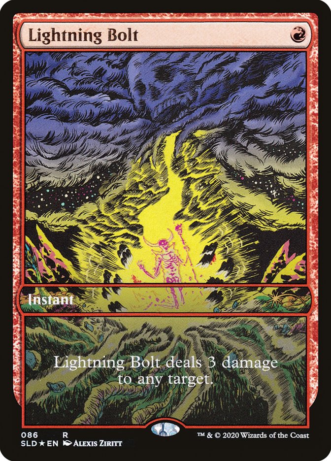Lightning Bolt (086) [Secret Lair Drop Series] | Silver Goblin