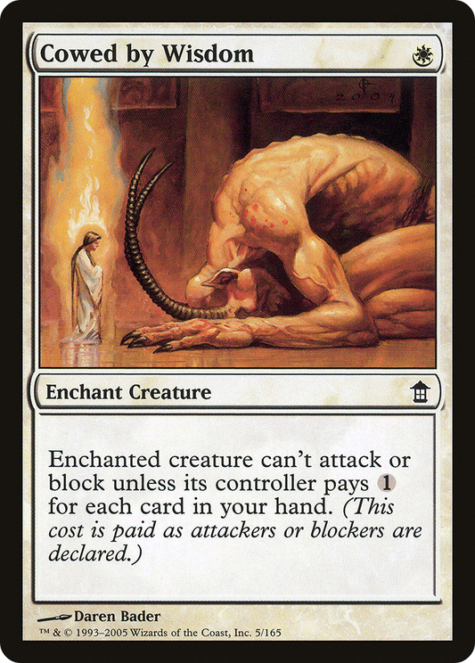 Cowed by Wisdom [Saviors of Kamigawa] Foil