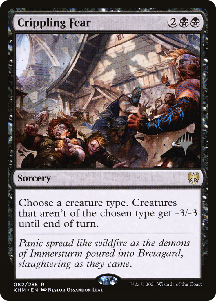 Crippling Fear (Promo Pack) [Kaldheim Promos]