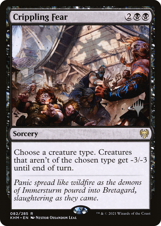 Crippling Fear (Promo Pack) [Kaldheim Promos]
