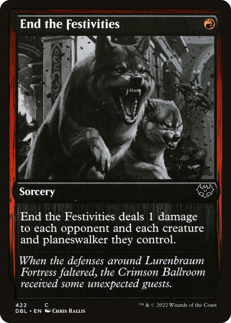 End the Festivities [Innistrad: Double Feature] Foil