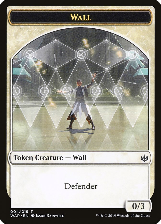 Wall Token [War of the Spark Tokens] | Silver Goblin