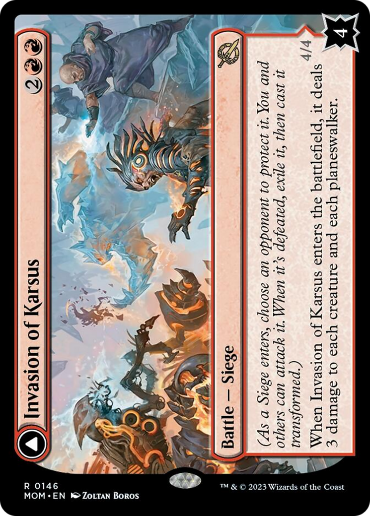 Invasion of Karsus // Refraction Elemental [March of the Machine] Foil