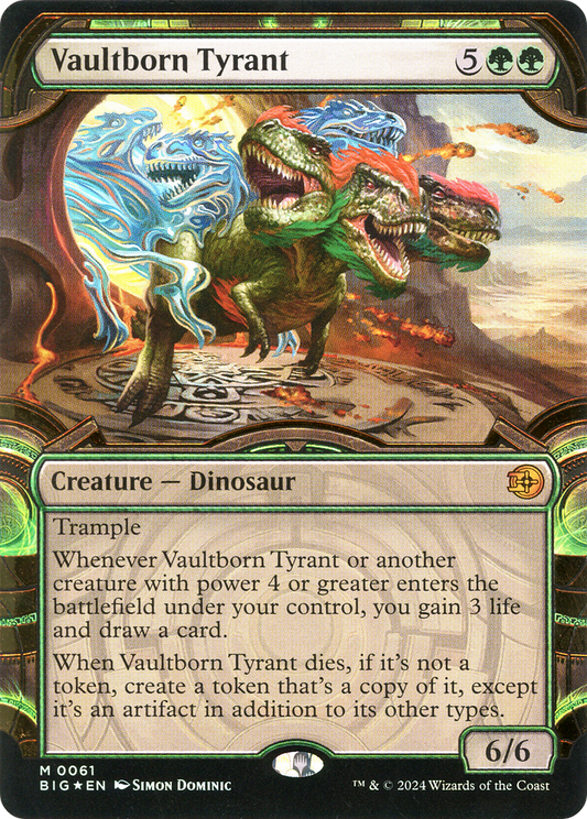 Vaultborn Tyrant: (Showcase) Foil (061)