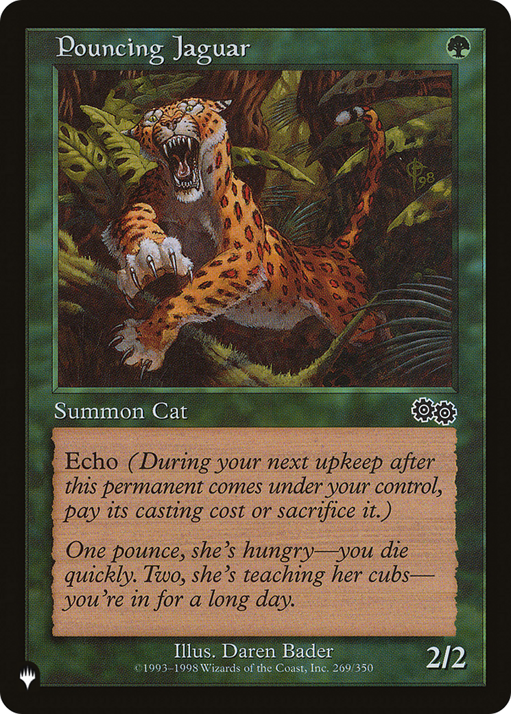 Pouncing Jaguar [The List] | Silver Goblin