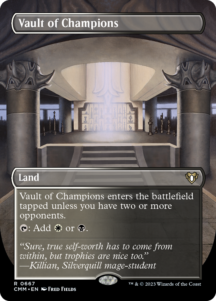 Vault of Champions (Borderless Alternate Art) [Commander Masters] Foil