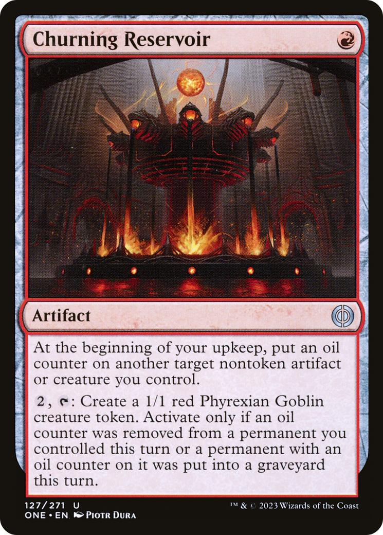 Churning Reservoir [Phyrexia: All Will Be One] Foil
