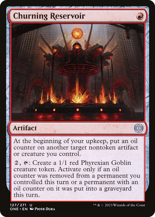Churning Reservoir [Phyrexia: All Will Be One] Foil