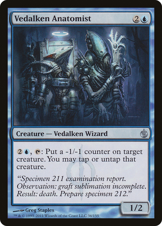 Vedalken Anatomist [Mirrodin Besieged] Foil