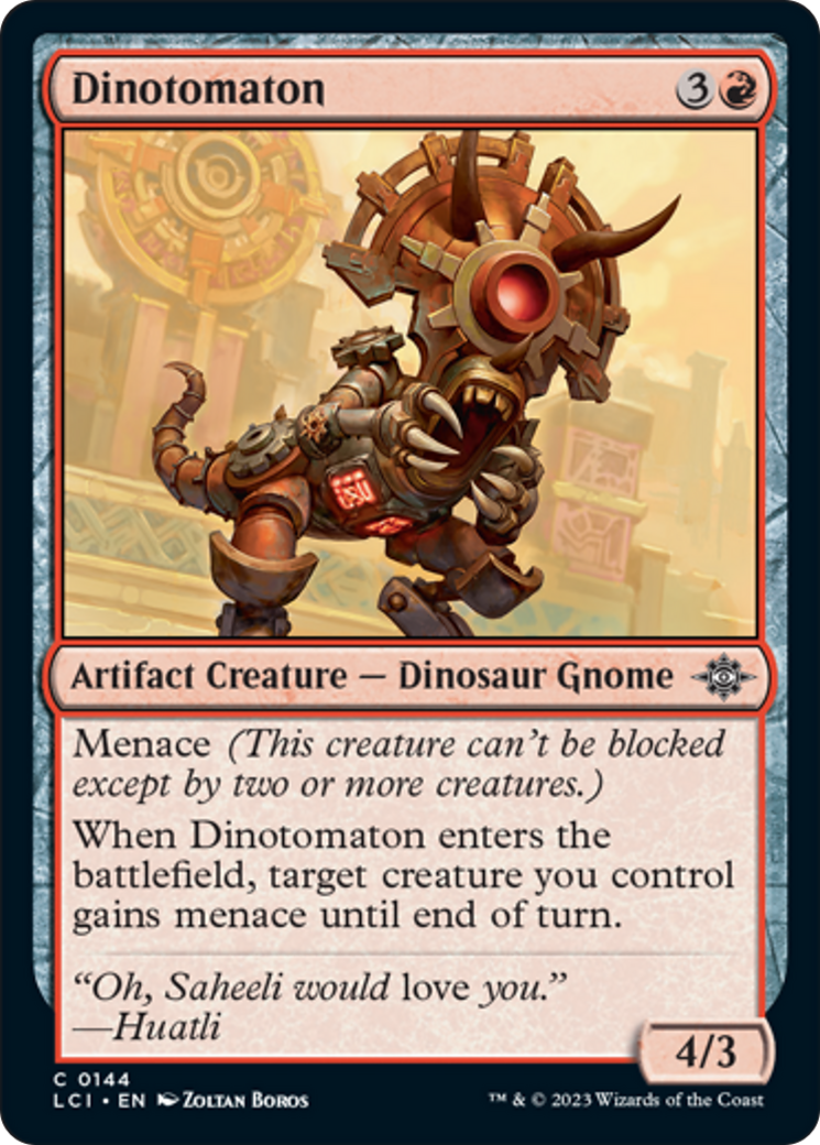 Dinotomaton [The Lost Caverns of Ixalan] | Silver Goblin