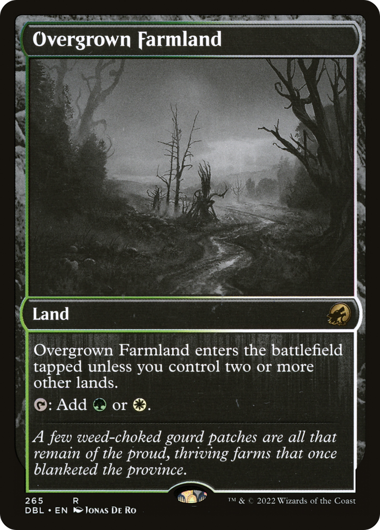 Overgrown Farmland (265) - Innistrad: Double Feature