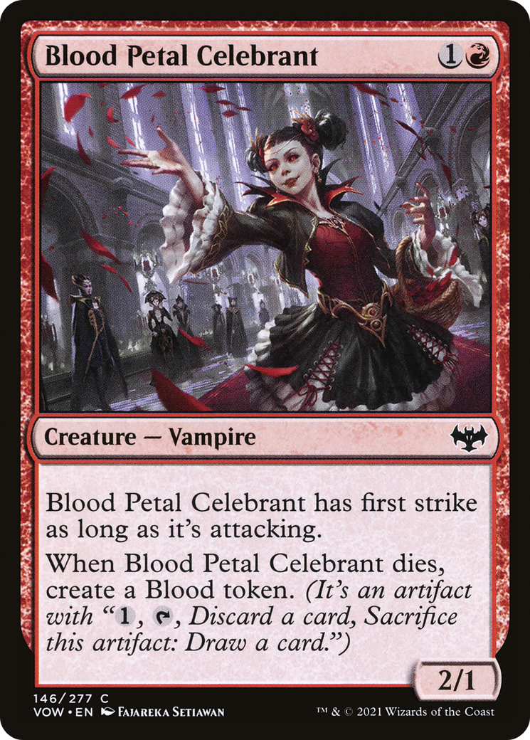 Blood Petal Celebrant [Innistrad: Crimson Vow] Foil