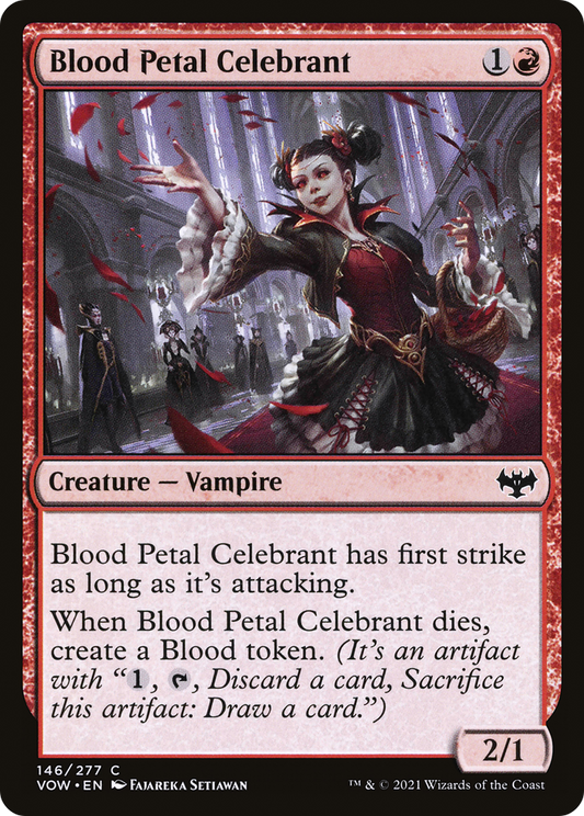 Blood Petal Celebrant [Innistrad: Crimson Vow] Foil