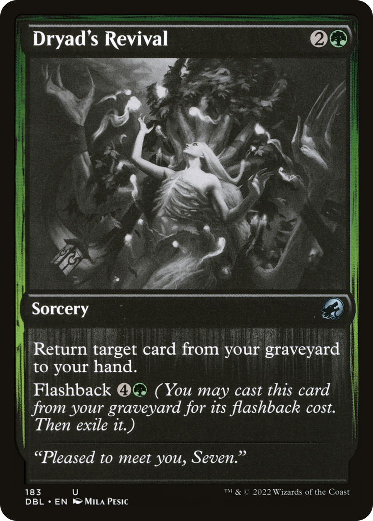 Dryad's Revival [Innistrad: Double Feature] Foil