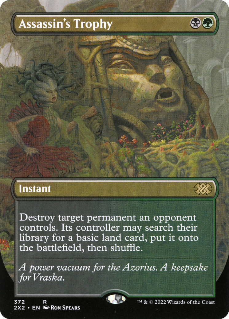 Assassin's Trophy (Borderless Alternate Art) [Double Masters 2022] Foil