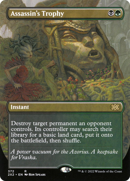Assassin's Trophy (Borderless Alternate Art) [Double Masters 2022] Foil
