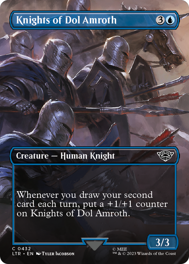 Knights of Dol Amroth (Borderless Alternate Art) [The Lord of the Rings: Tales of Middle-Earth] Foil