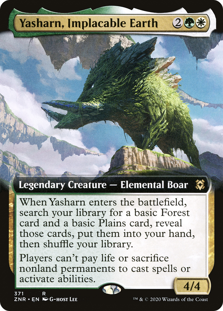 Yasharn, Implacable Earth (Extended Art) (371) Foil - Zendikar Rising