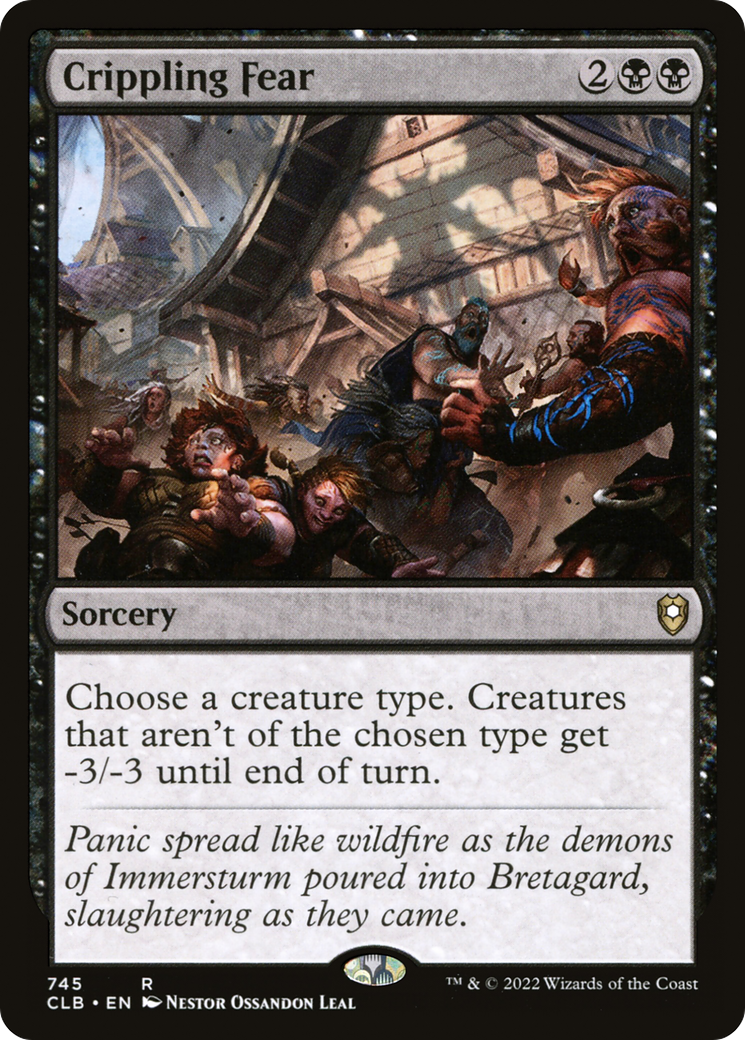 Crippling Fear [Commander Legends: Battle for Baldur's Gate]