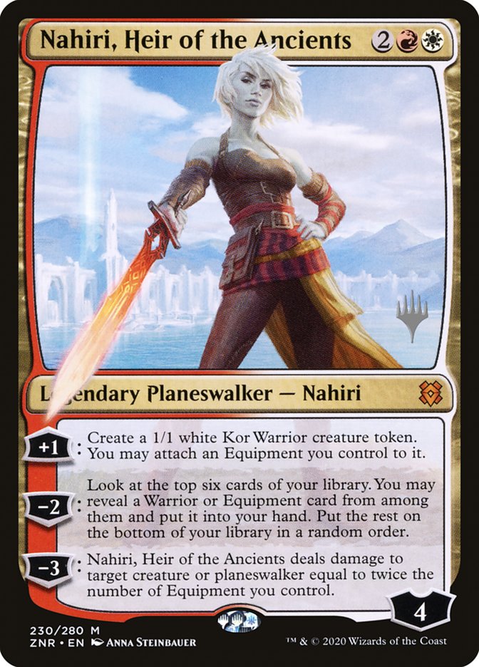 Nahiri, Heir of the Ancients (Promo Pack) [Zendikar Rising Promos] | Silver Goblin