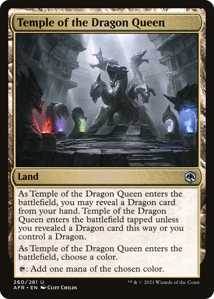 Temple of the Dragon Queen (260) Foil - Adventures in the Forgotten Realms