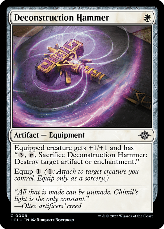Deconstruction Hammer [The Lost Caverns of Ixalan] Foil