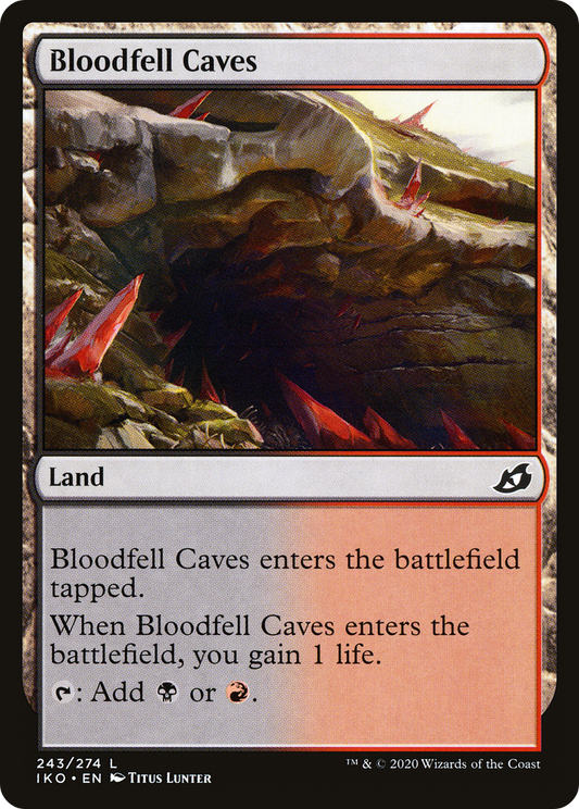 Bloodfell Caves [Ikoria: Lair of Behemoths] Foil