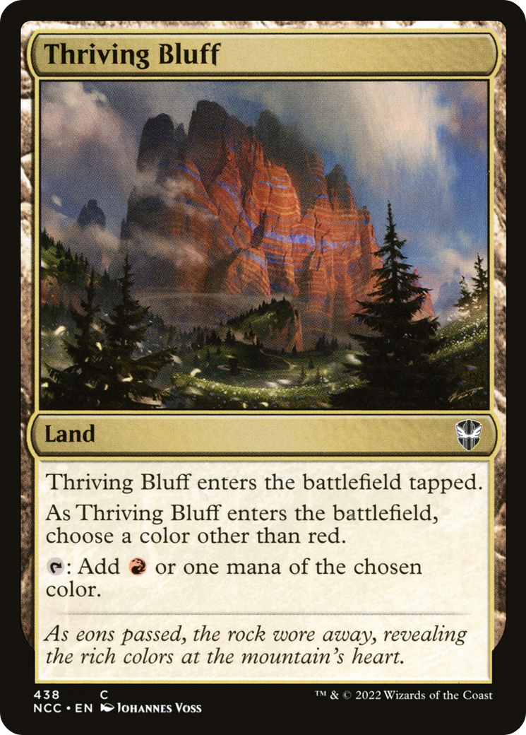Thriving Bluff (438) - New Capenna Commander