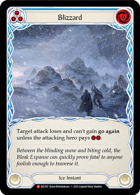 Blizzard 1st Edition  (ELE147) - Tales of Aria