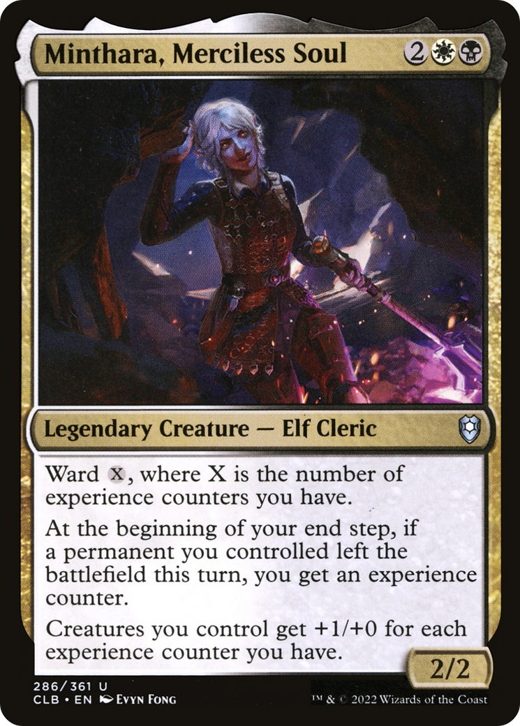 Minthara, Merciless Soul (286) Foil - Commander Legends: Battle for Baldur's Gate