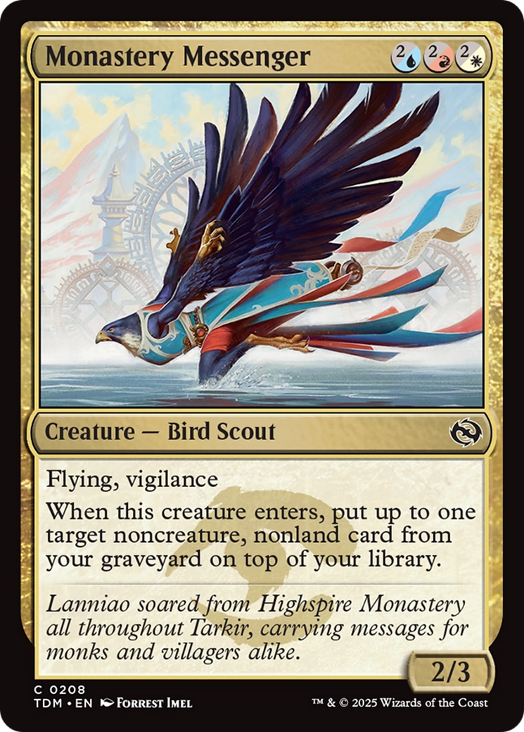 Monastery Messenger (208) - Tarkir: Dragonstorm