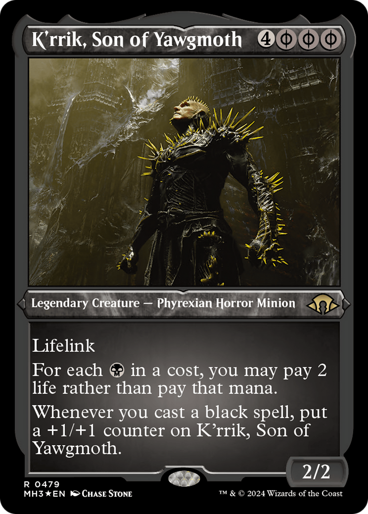 K'rrik, Son of Yawgmoth (479) Foil - Modern Horizons 3