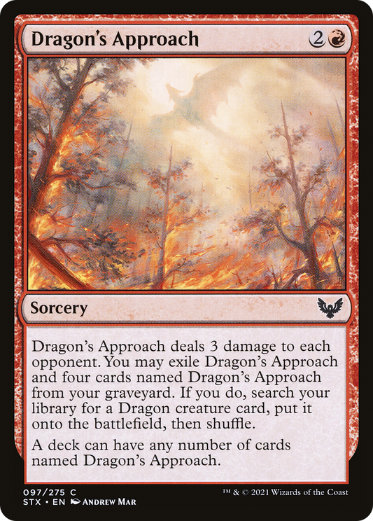 Dragon's Approach [Strixhaven: School of Mages] Foil