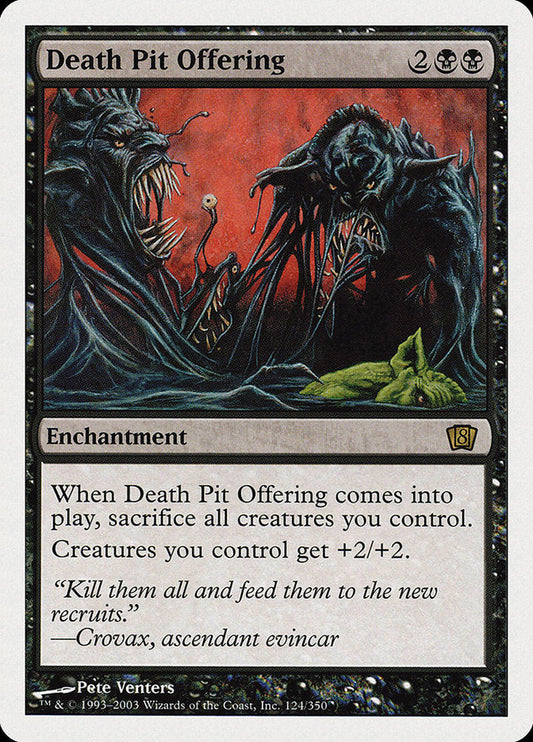Death Pit Offering [Eighth Edition] Foil