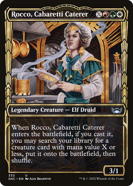 Rocco, Cabaretti Caterer (Showcase Golden Age) [Streets of New Capenna] Foil